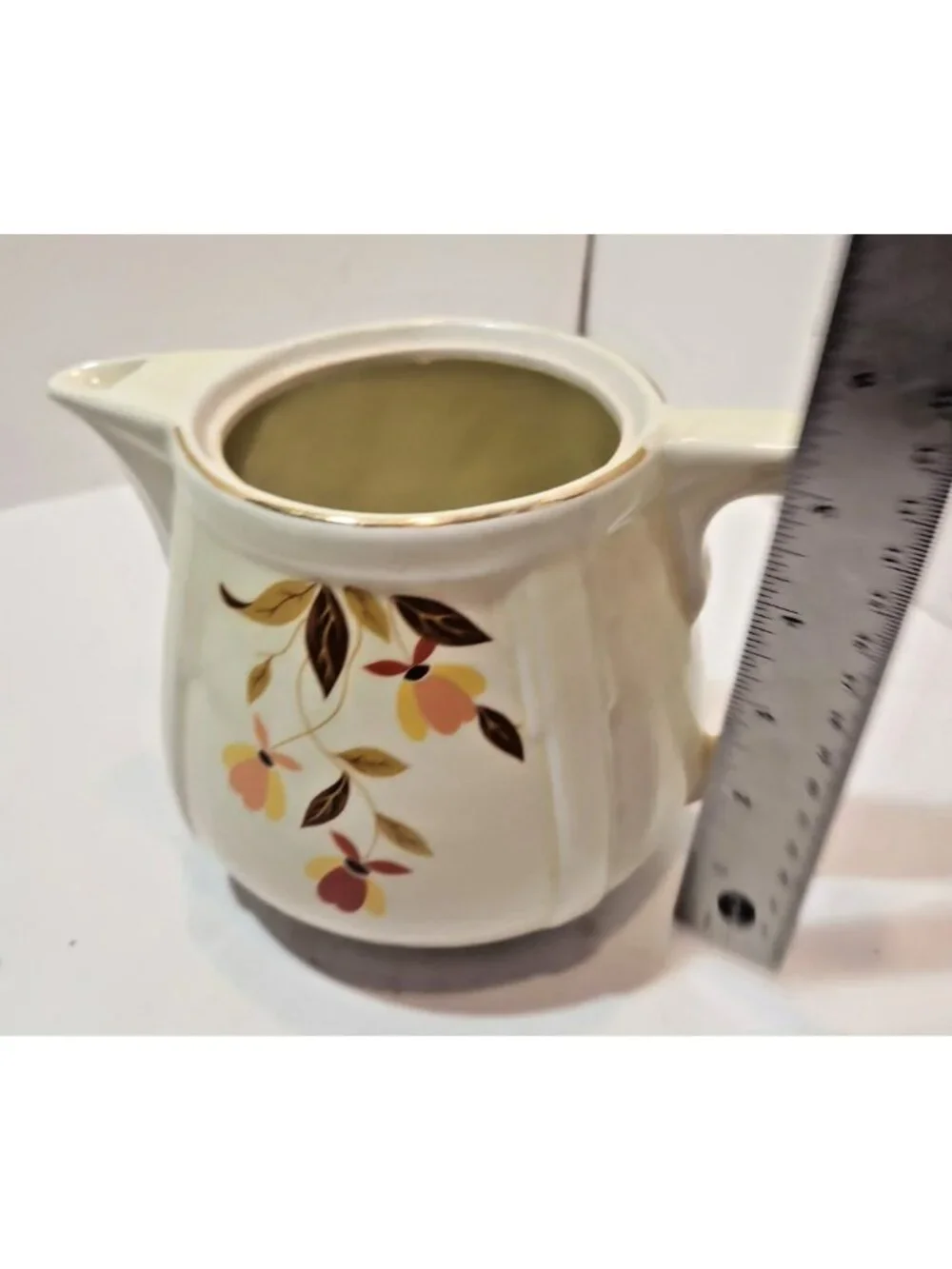 Vtg  Hall's Autumn Leaf  Small Coffee Pot No Lid Mary Dunbar
